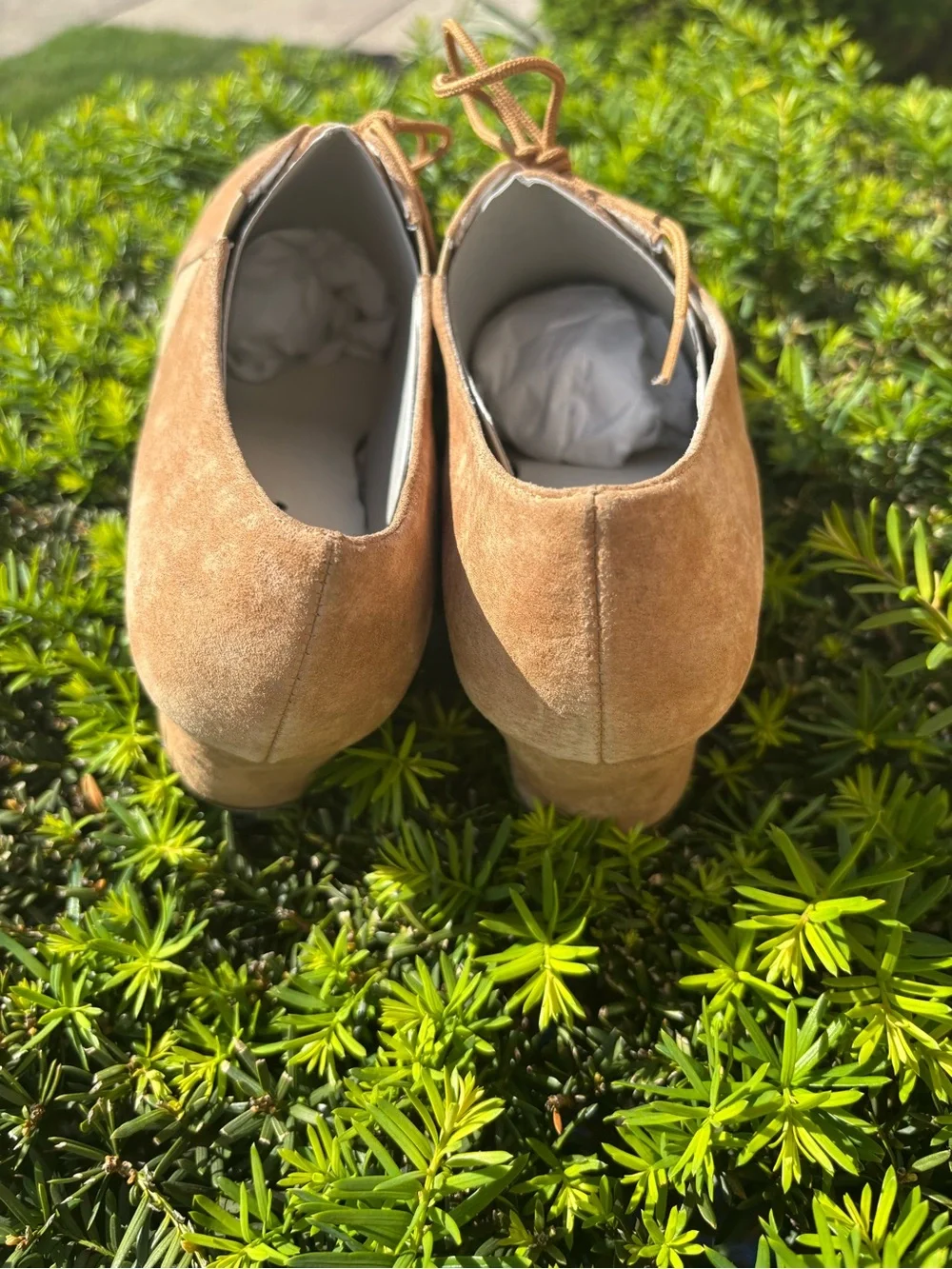 Ke Laci Tan Suede Ballroom Dance Shoes Women’s Size 8.5 Latin SalsaPractice NWOB